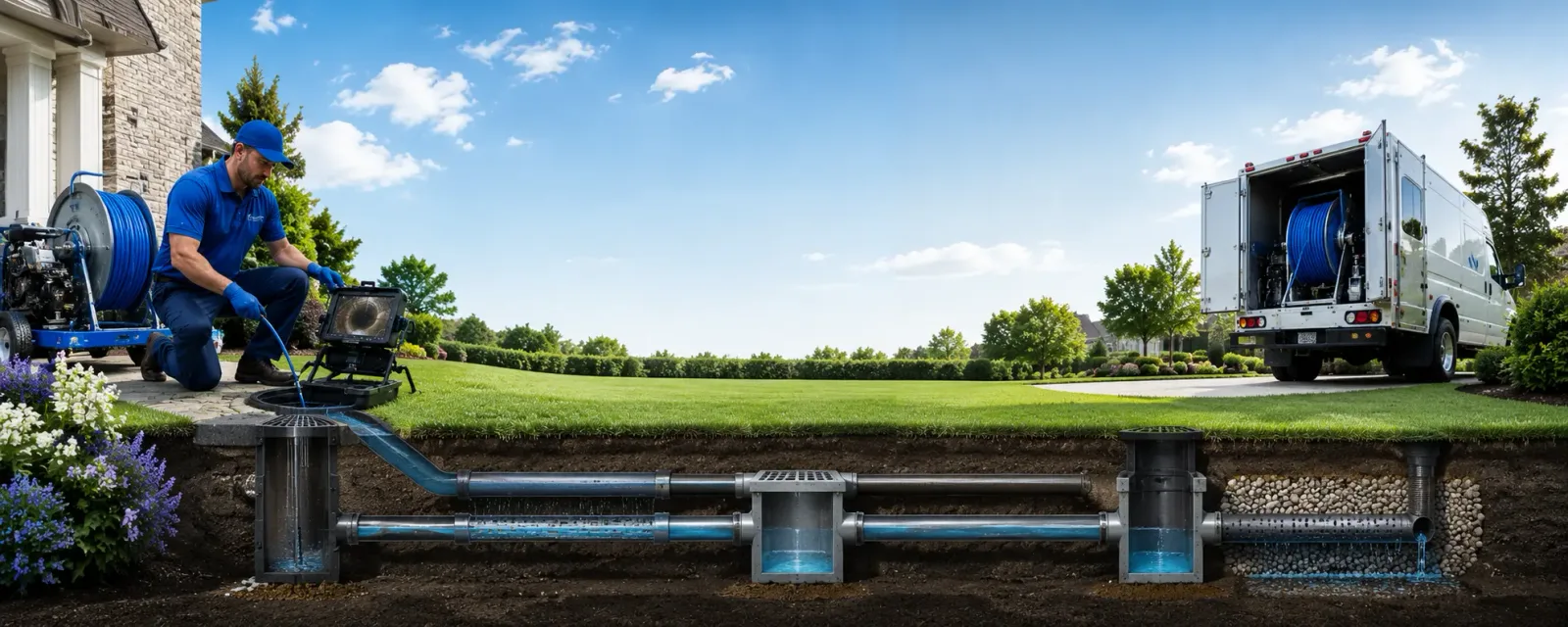 Outdoor drain cleaning information for Palestine, TX